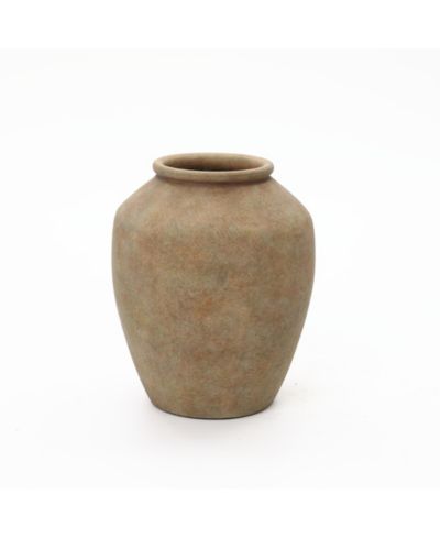LuxenHome Ваза Terracotta 12.4", в землистых тонах, для интерьера в стиле фермерский дом или бохо