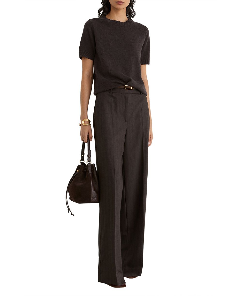 REISS женская кашемировая футболка с коротким рукавом Stevie