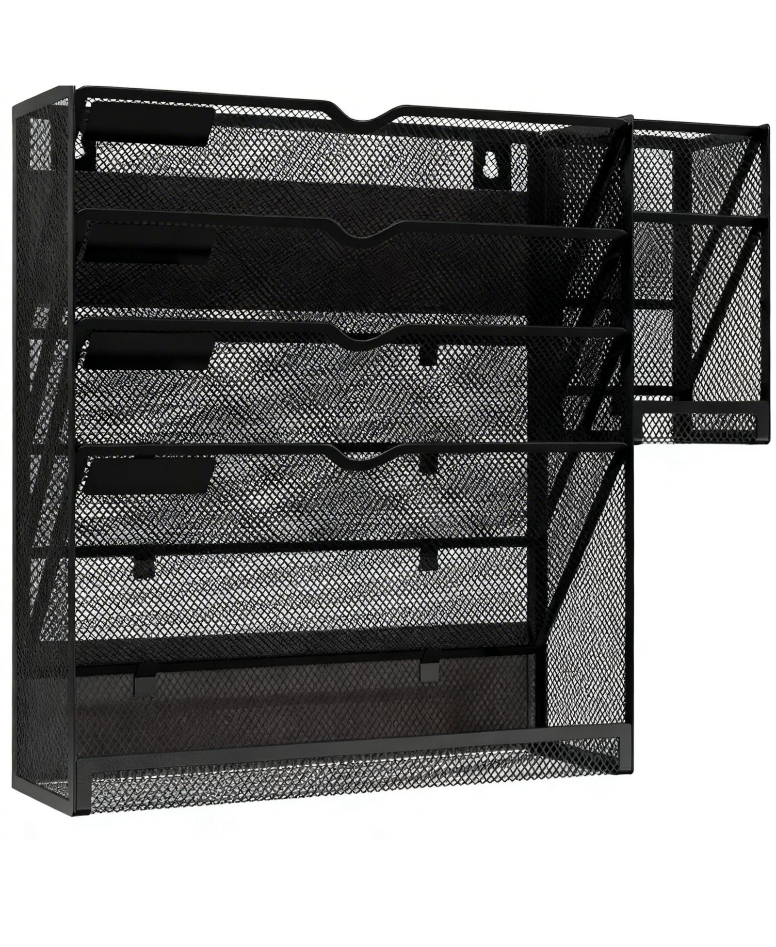 YIGII 5-Tier Magnetic File Organizer с Pen Holders для Desk или Wall