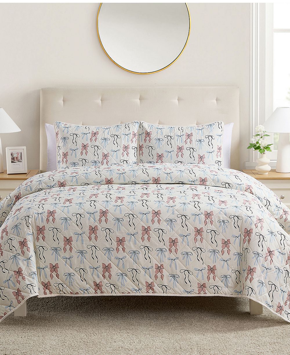Комплект покрывал VCNY Home Ribbon Pinsonic 3 шт., Full/Queen