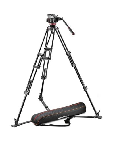 Штатив Manfrotto 546GB алюминиевый с видеоголовой 502 Fluid