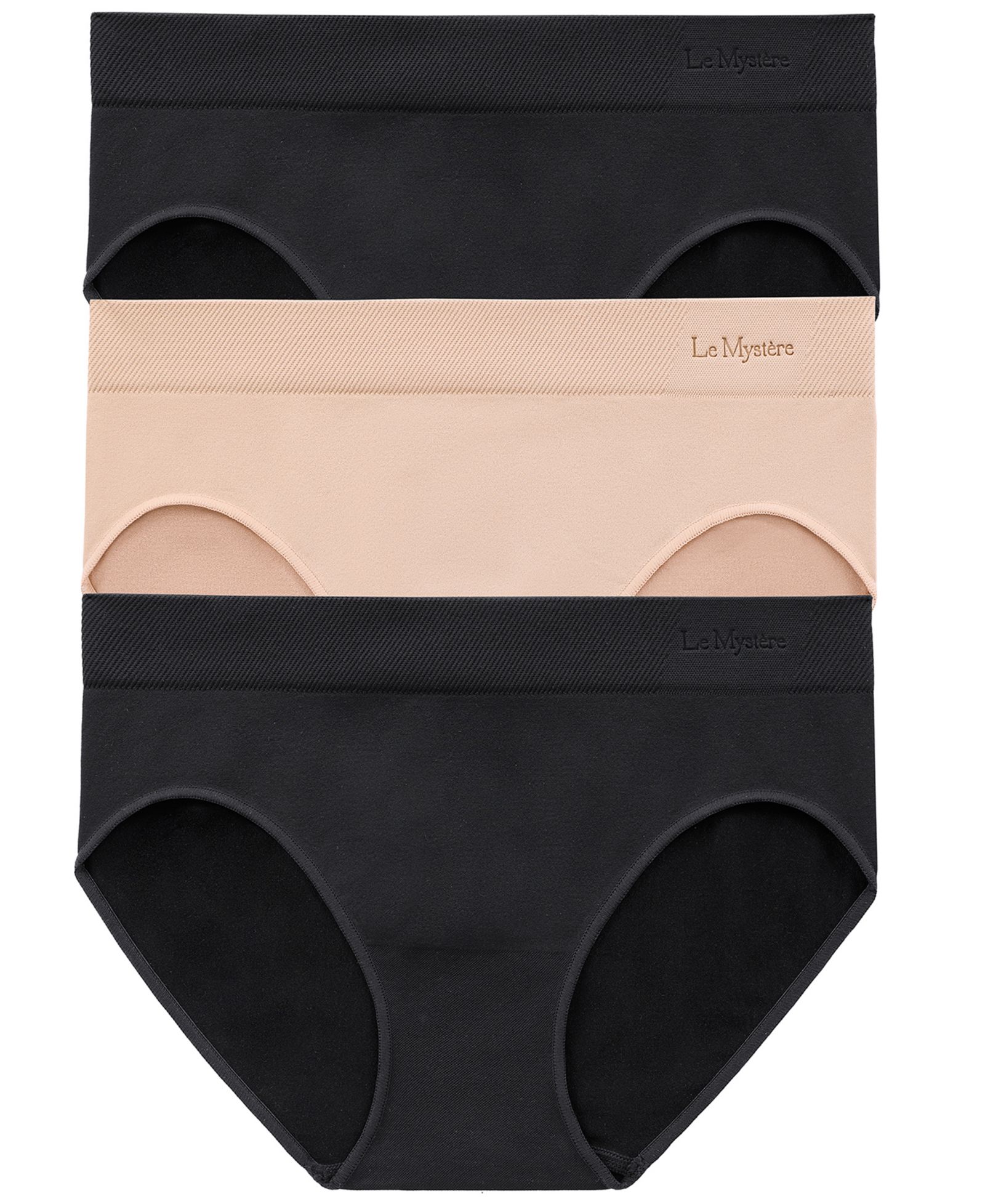 Трусики Le Mystere Women’s Hipster Nylon Blend, 3-Pack
