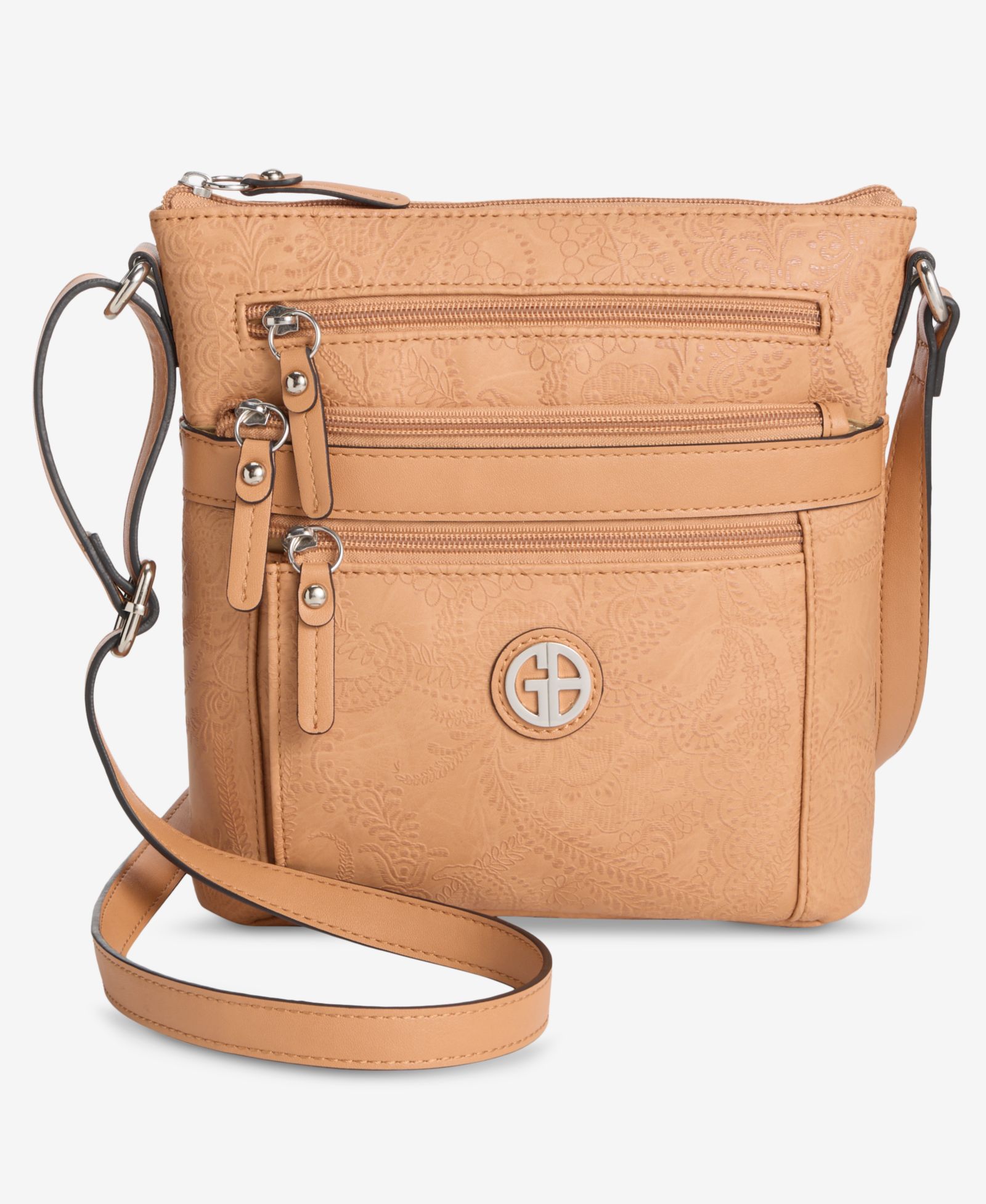 Giani Bernini Paisley Deboss Promo N/S Crossbody, Exclusively at Macy's