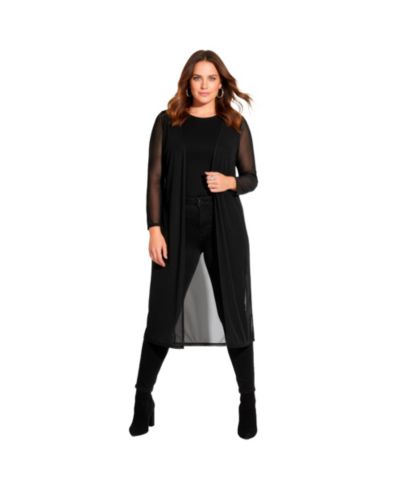 Длинная сетчатая туника Avenue Women's Plus Size