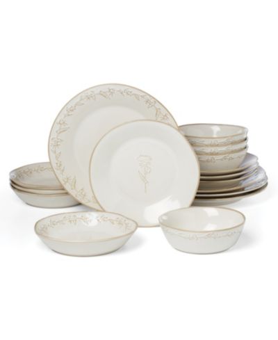 Lenox Homespun 16-Pc. Dinnerware Set, Service for 4