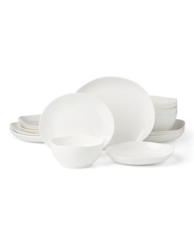Lenox Studio 1414 Bone China Curve 16-Pc. Dinnerware Set, Service for 4