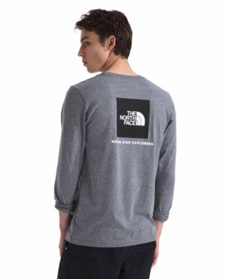 The North Face Men's Long Sleeve Box Never Stop Exploring T-shirt