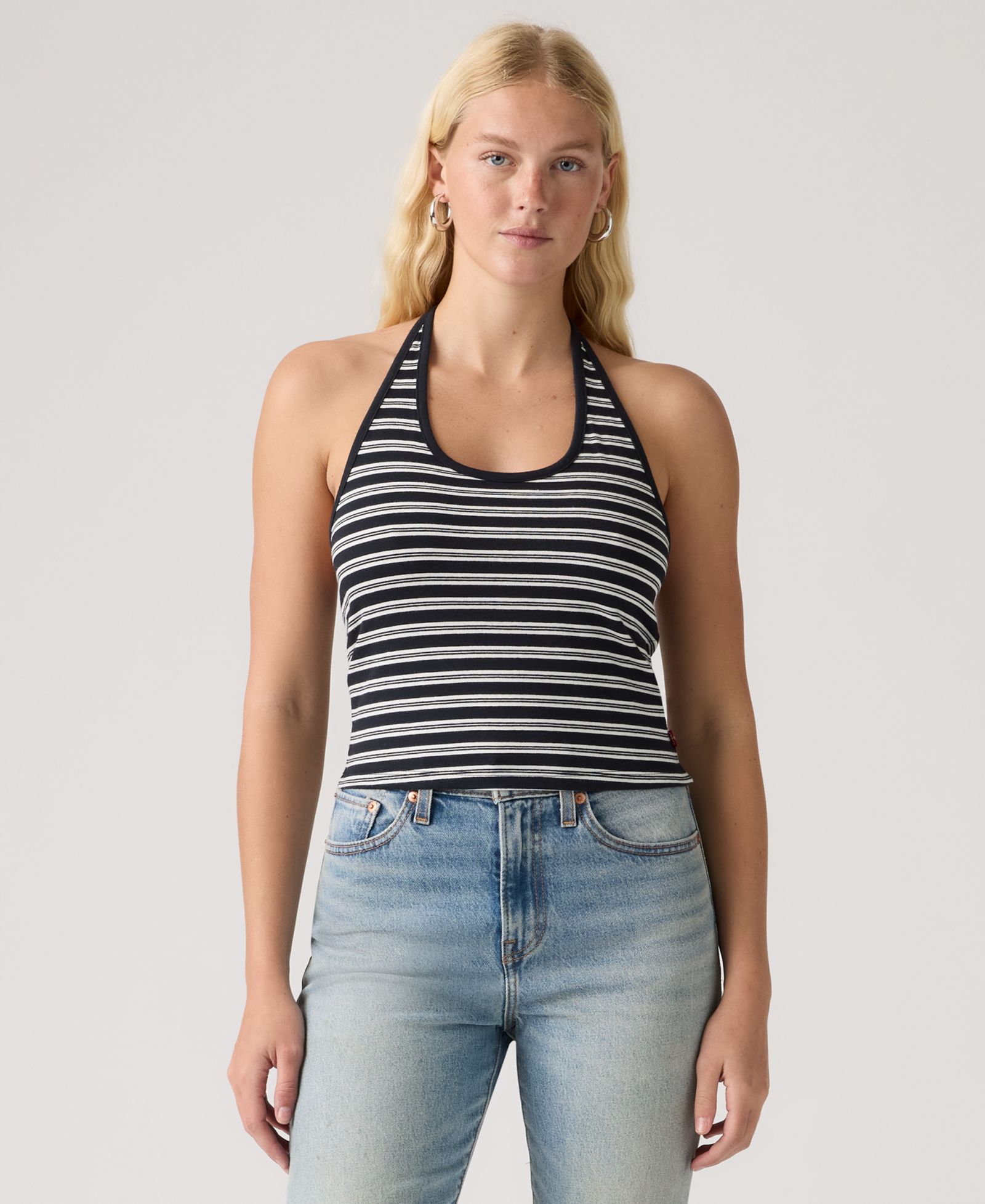 Кроп-топ Levi's Women's Ella Striped Halter