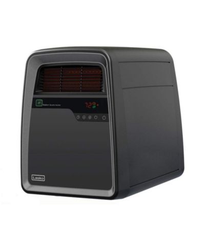 Lasko QB16103 Portable Electric 1500W Infrared Quartz Space Heater with Remote