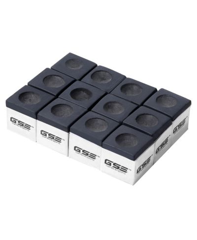GSE Games & Sports Expert 12-Pack Billiard/Pool Cue Chalks, Billiard Pool Table Accessories for Home/Tournament Use
