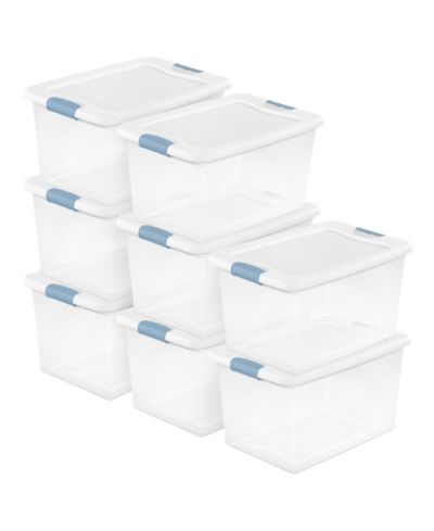 Контейнер для хранения Sterilite 64 Qt Latching Box, 8 шт