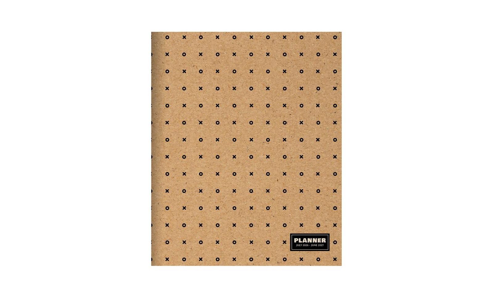Ежемесячный планер TF Publishing Paper Goods July 2026 - June 2027 Kraft Dot Medium