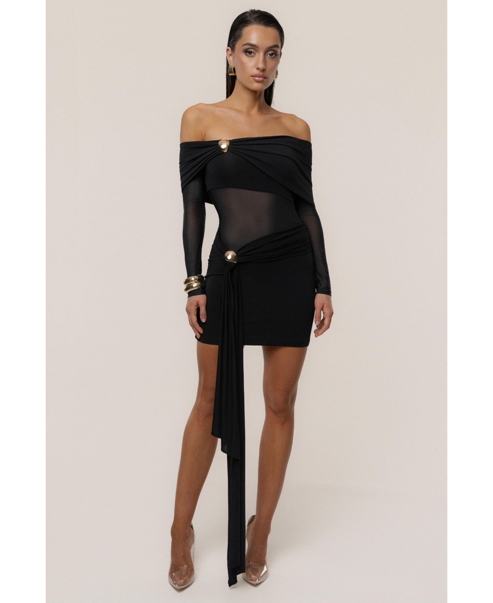 JLUXLABEL Женское платье Glow State Drape