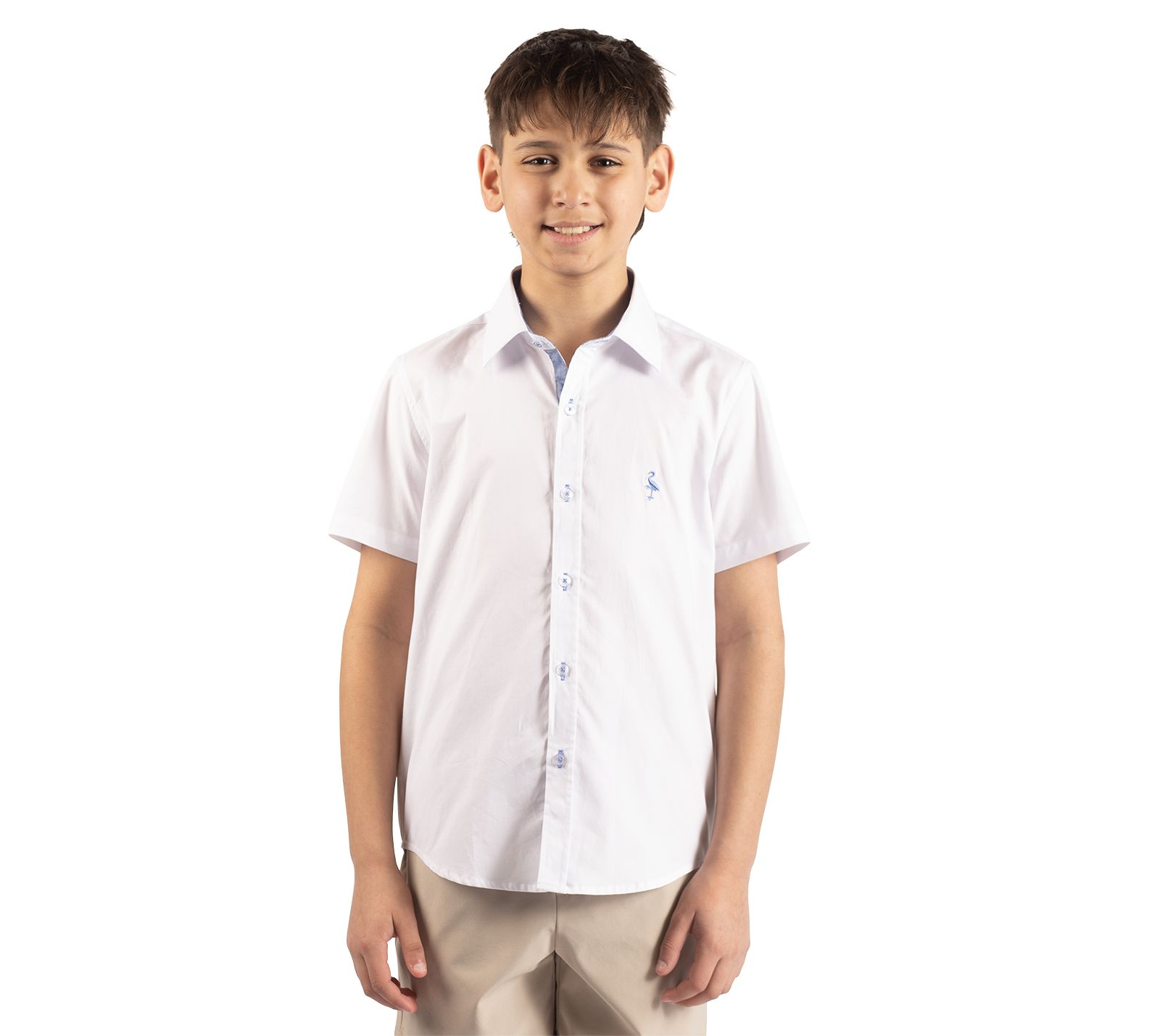 Рубашка Tailorbyrd Big Boys Signature Oxford с коротким рукавом