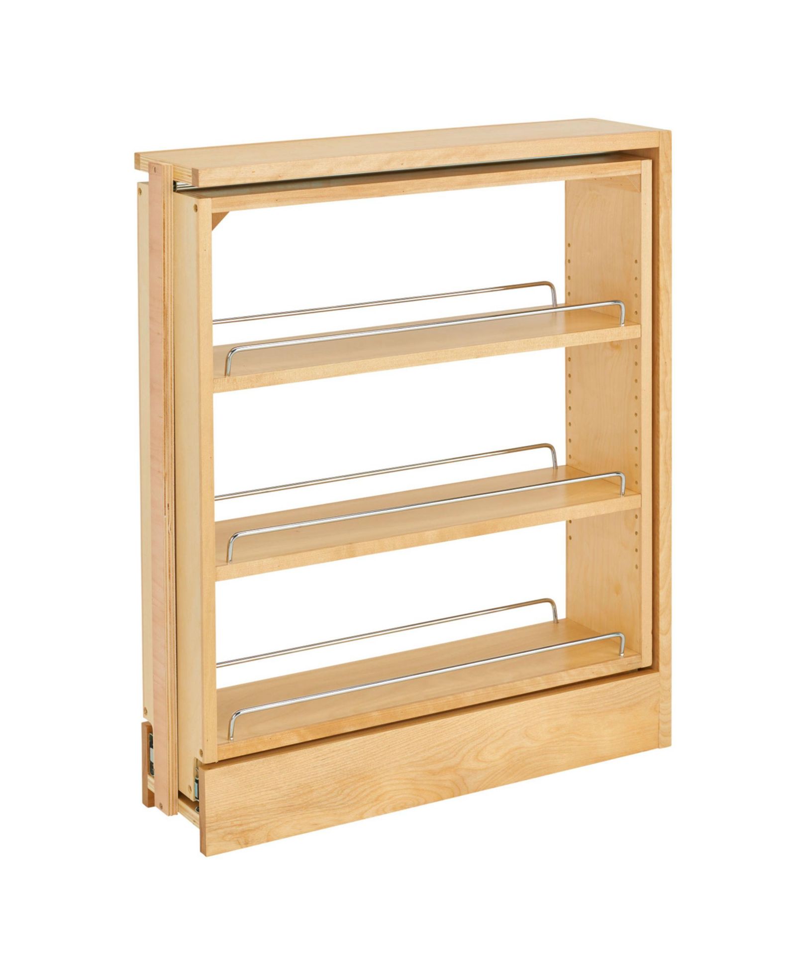 Rev-A-Shelf 6" Pullout Shelf Organizer Rack for Cabinet Base Insert, 438-BC-6C