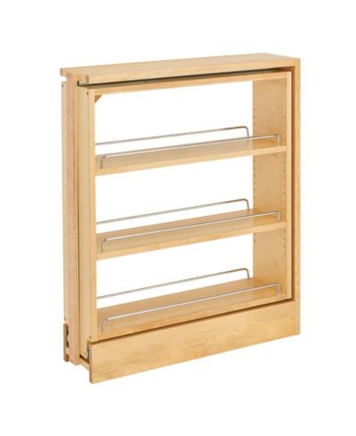 Выдвижная полка-органайзер Rev-A-Shelf 6" для встраивания в нижний шкаф, 438-BC-6C