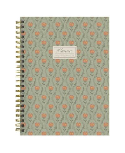 TF Publishing Paper Goods July 2026 - June 2027 Repeated Posies Medium Weekly Monthly Planner