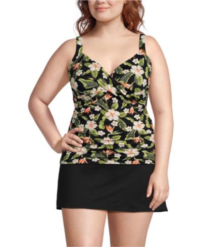 Hibiscus floral/black