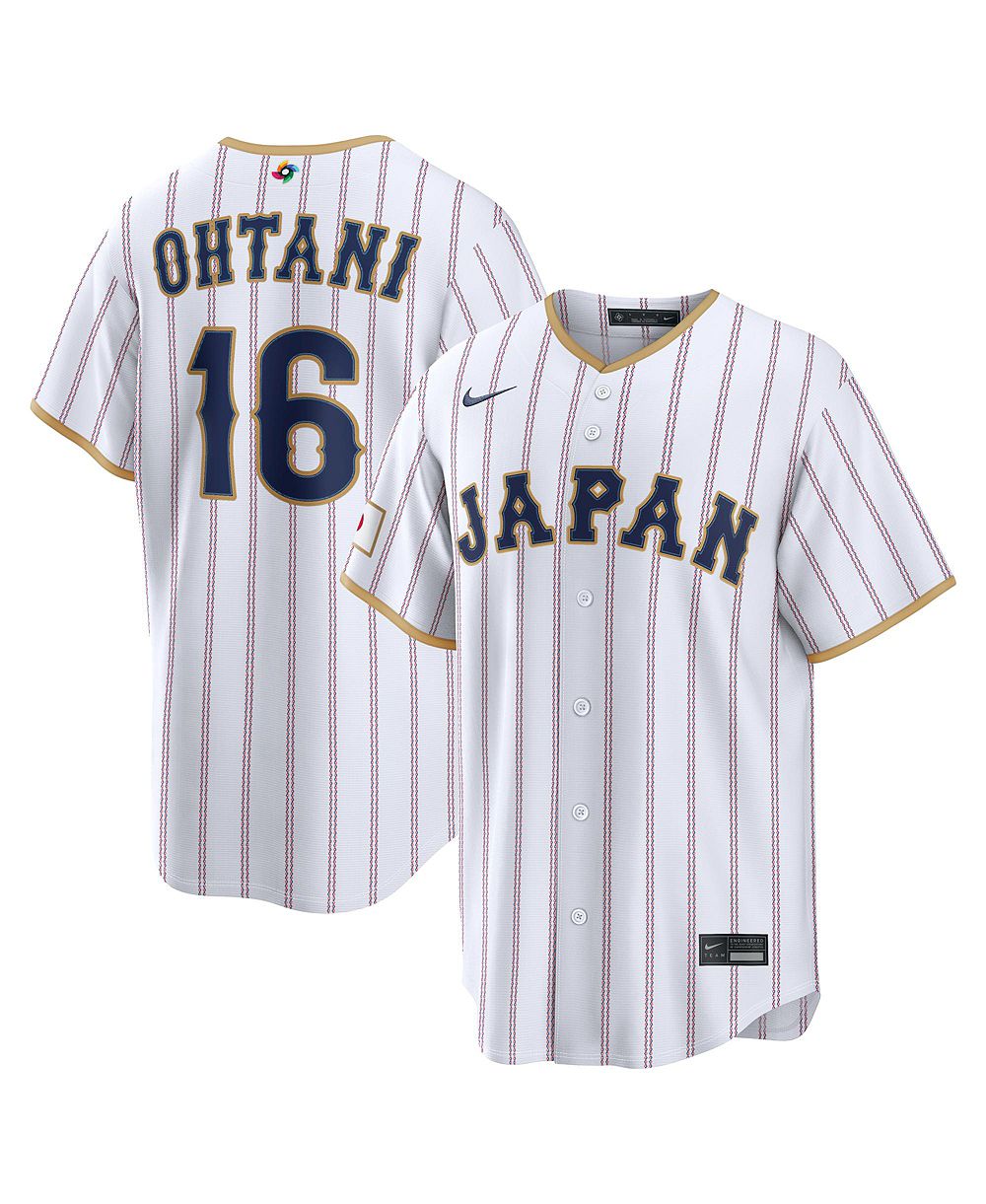 Nike Мужская джерси Shohei Ohtani White Japan Baseball 2026 World Baseball Classic Stadium