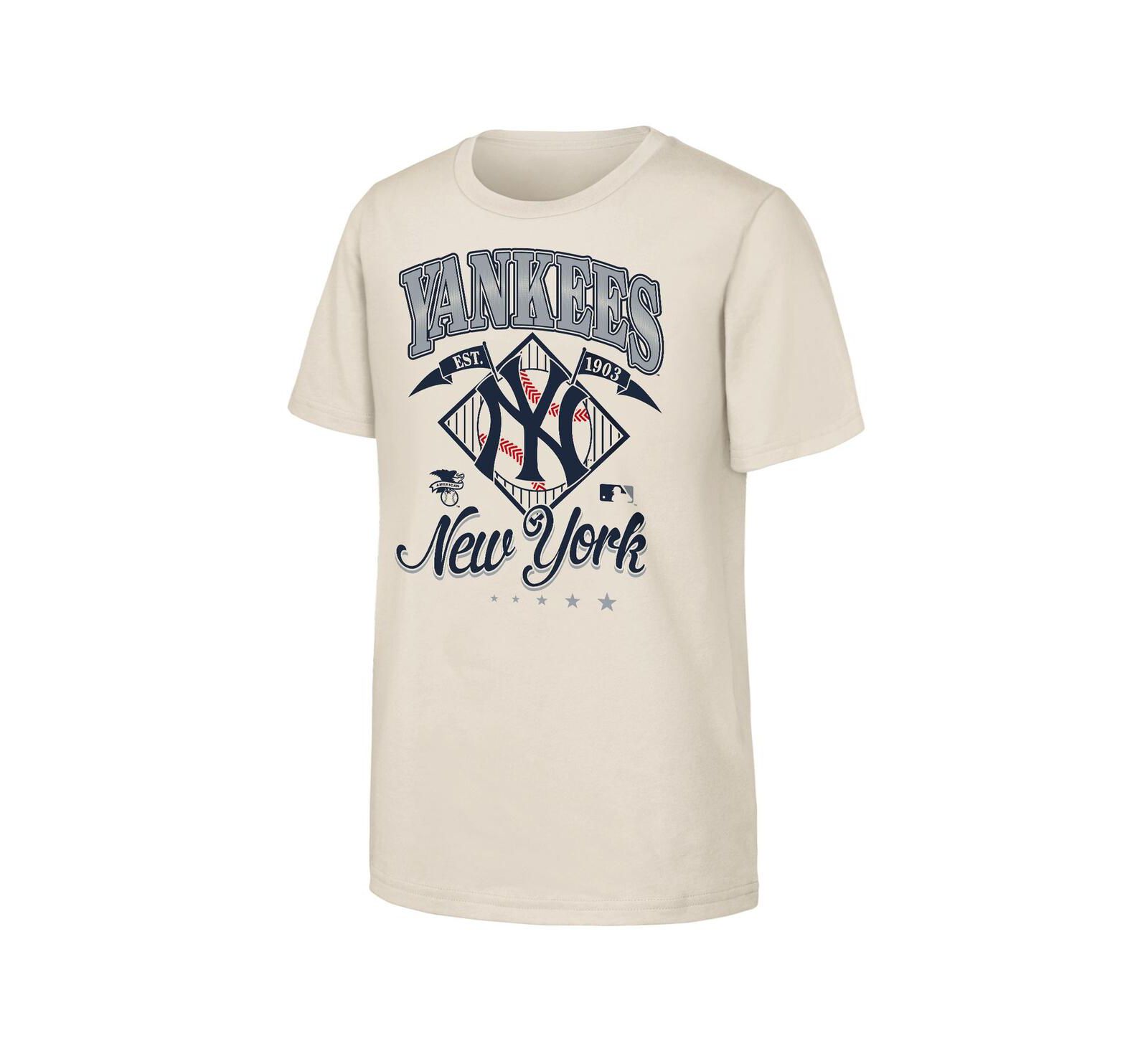 Outerstuff Футболка с принтом New York Yankees для мальчиков и девочек