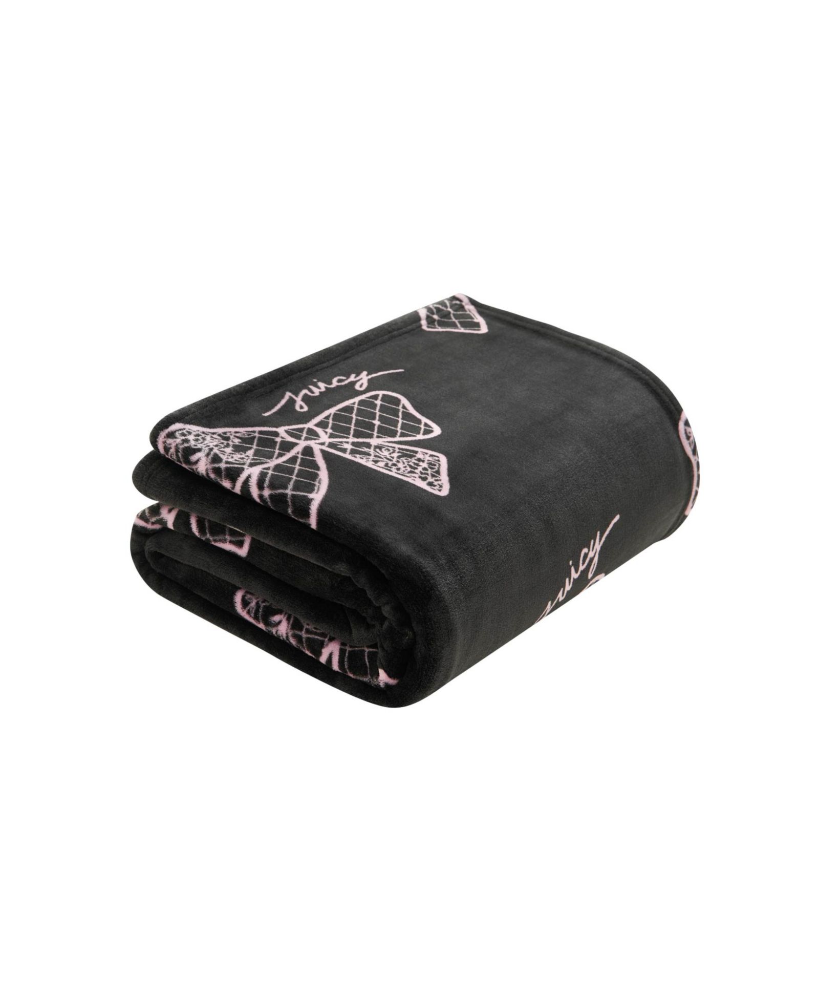 Juicy Couture Oversized Plush Throw, 60" x 70"