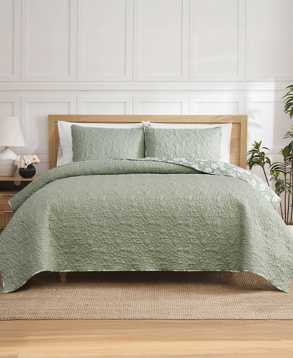 Комплект покрывала Jessica Simpson Fiona Reversible 3-Pc., King