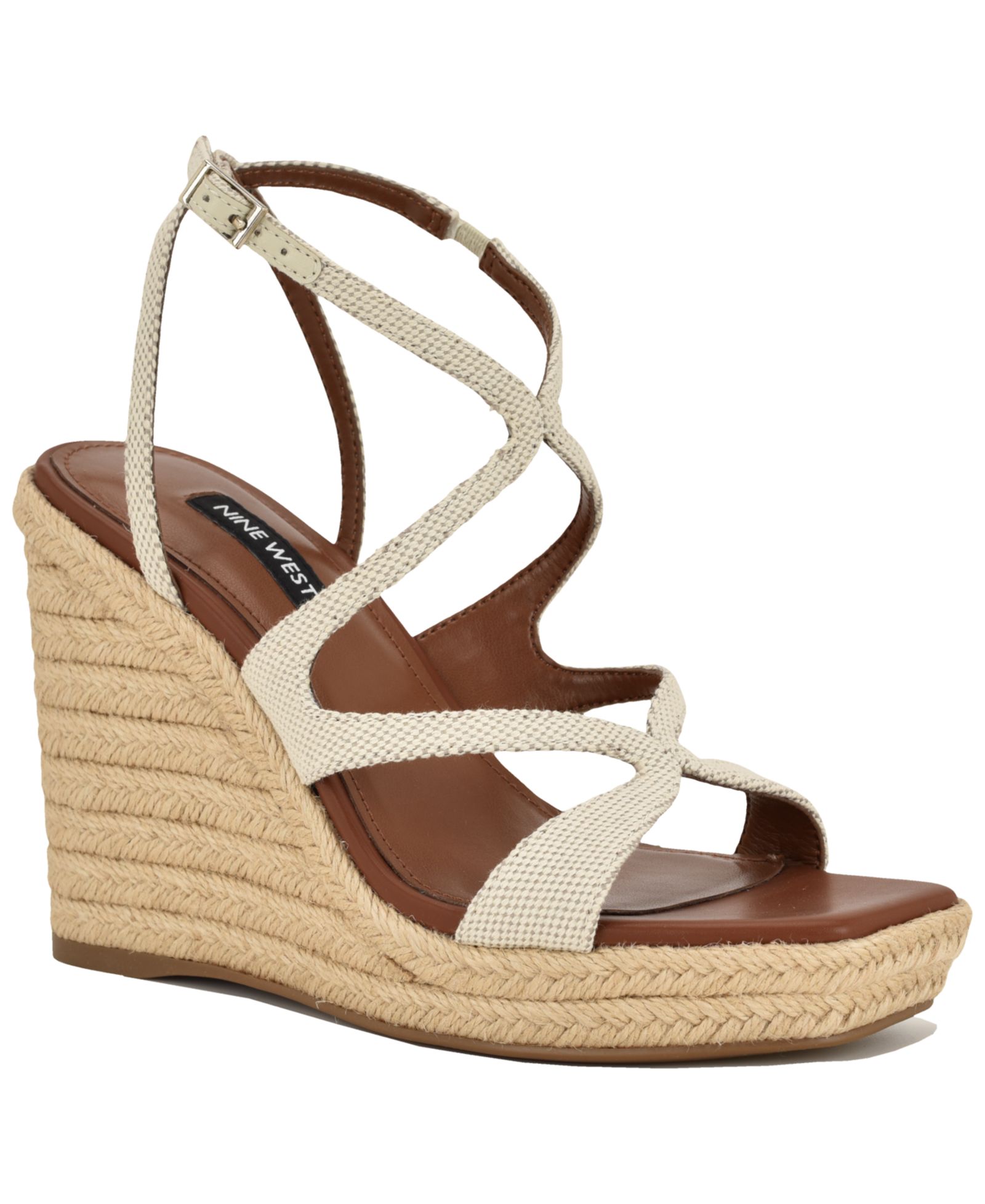 Женские сандалии-эспадрильи Nine West Adriane Strappy Platform Wedge
