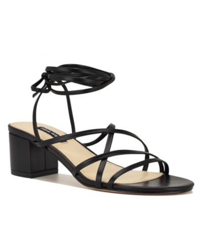 Женские босоножки Nine West Women's Aloud на устойчивом каблуке с ремешками