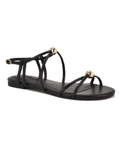 Женские плоские сандалии Nine West Mariss с декоративными ремешками