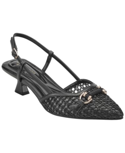 Женские туфли-лодочки Easy Spirit Hetty eFlex Woven Slingback Kitten Heel