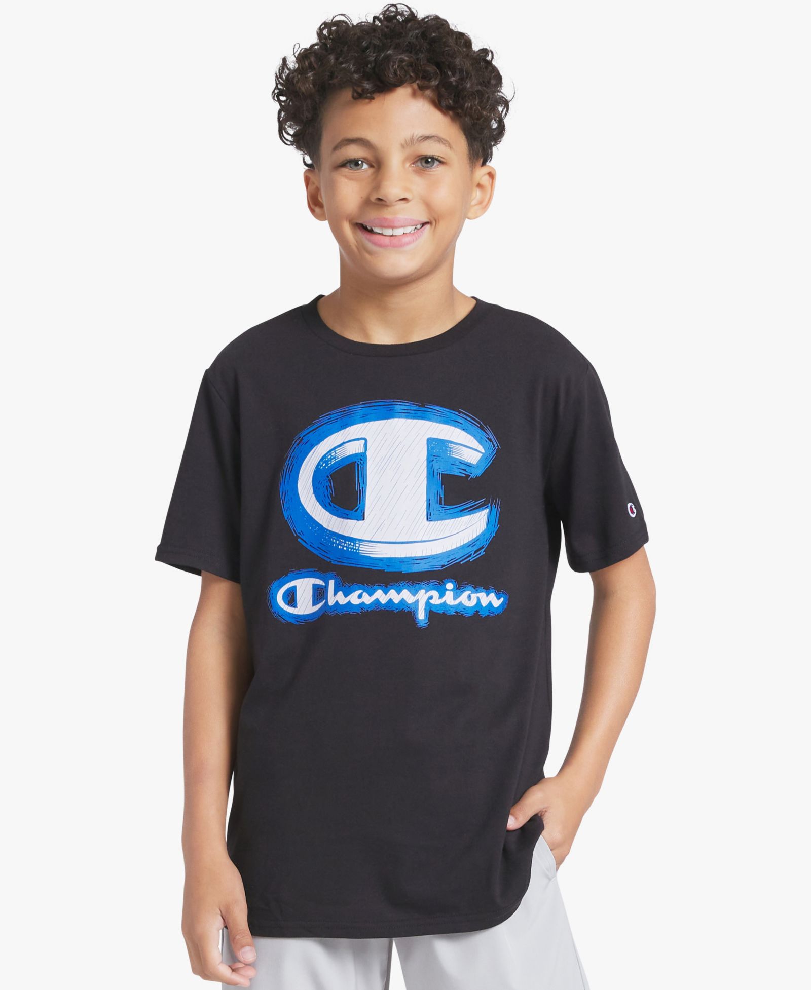 Champion Boys' 7-16 Short-Sleeve Crewneck Graphic T-Shirt