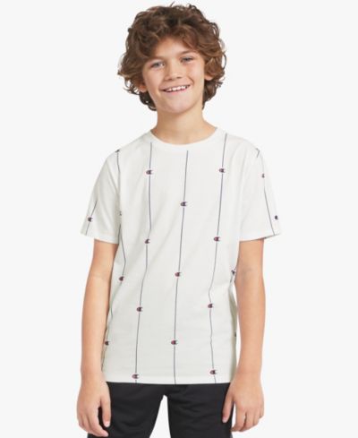 Champion Big Boys' Printed Short-Sleeve Crewneck T-Shirt