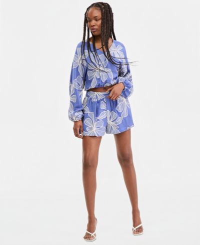 Женские вышитые шорты GUESS Dessi