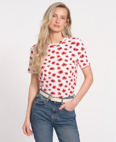 Футболка Isaac Mizrahi Women's Short-Sleeve Crewneck Top