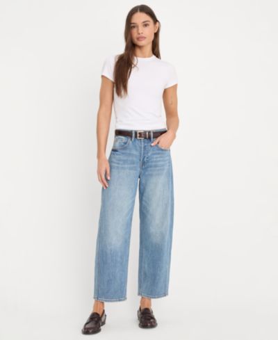 Good American Women's Vintage High-Rise Barrel Jeans