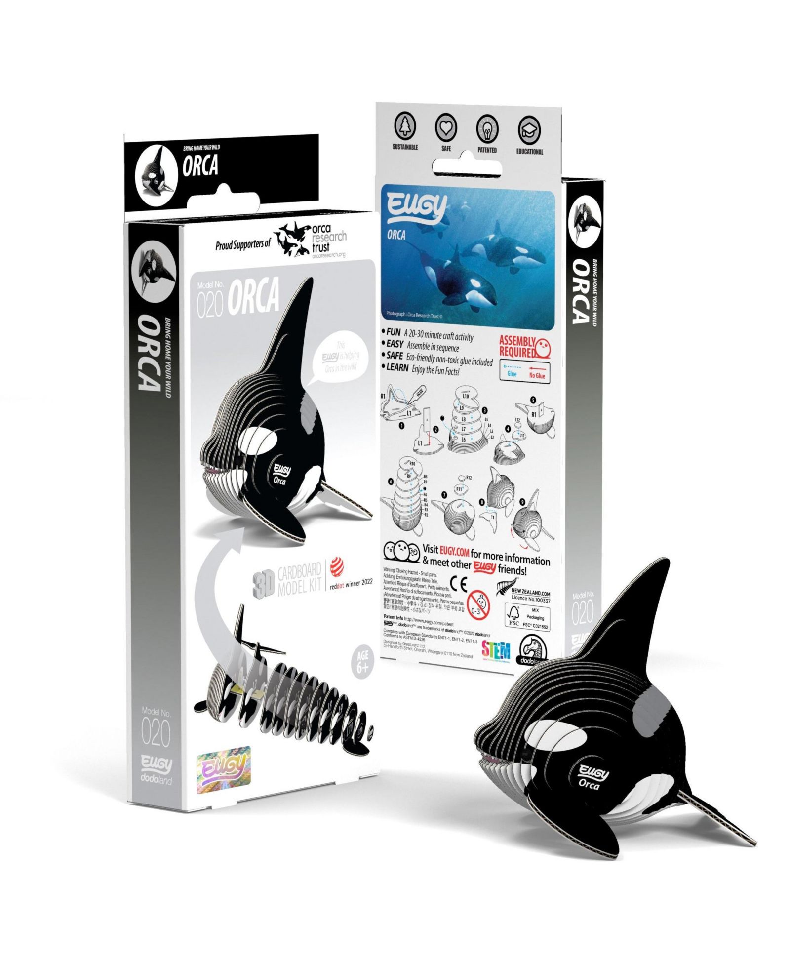 3D пазл Eugy Orca