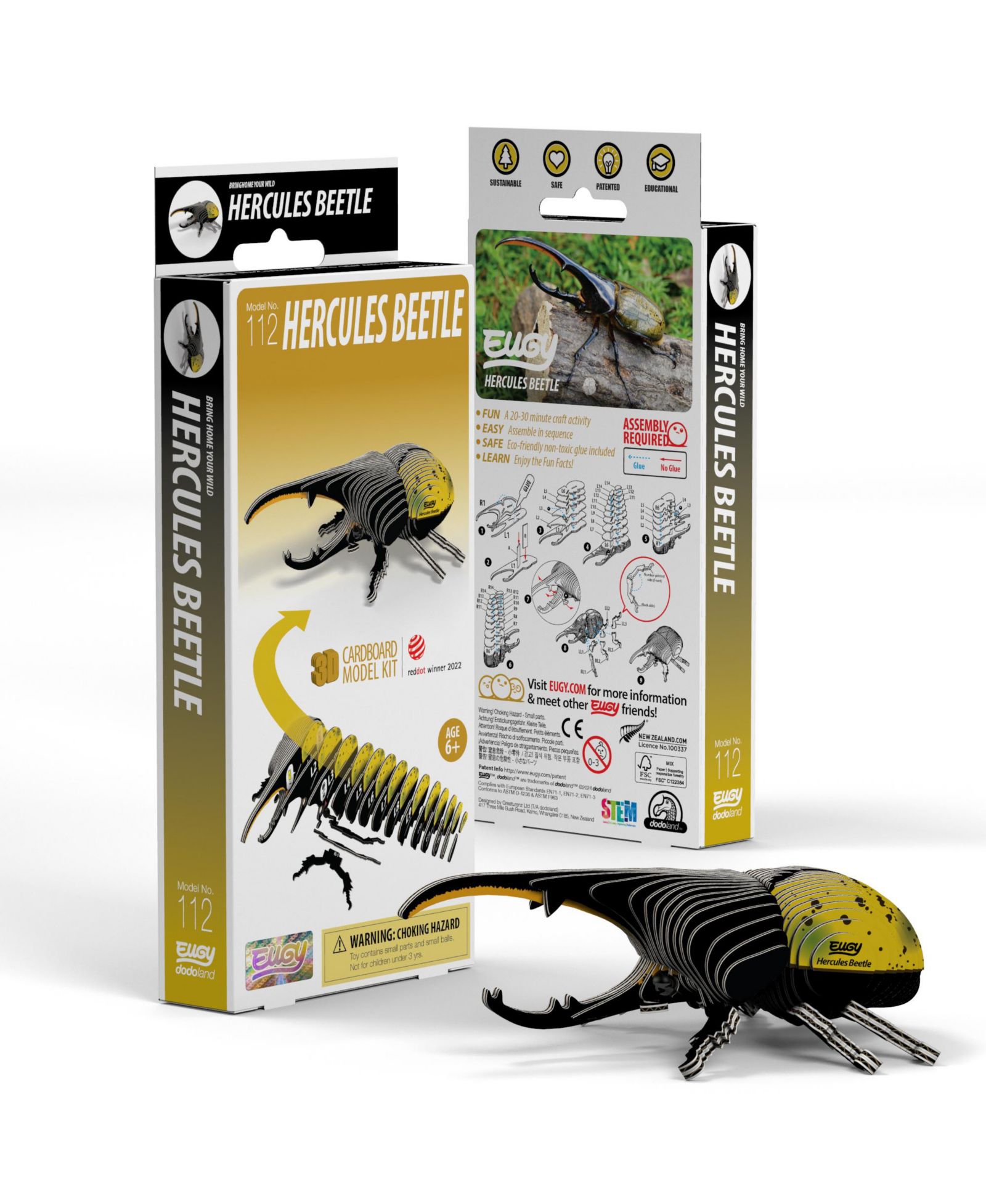 Eugy Hercules Beetle 3D пазл