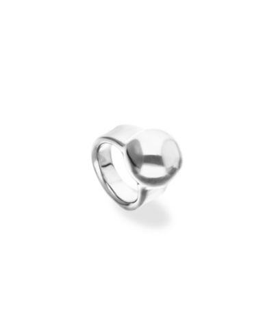 UNOde50 18k Gold Alloy ring with the Shape of a Ball