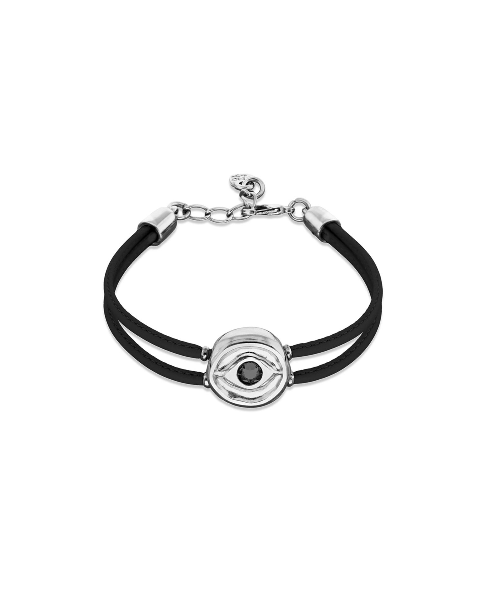 Браслет UNOde50 Black Leather Eye