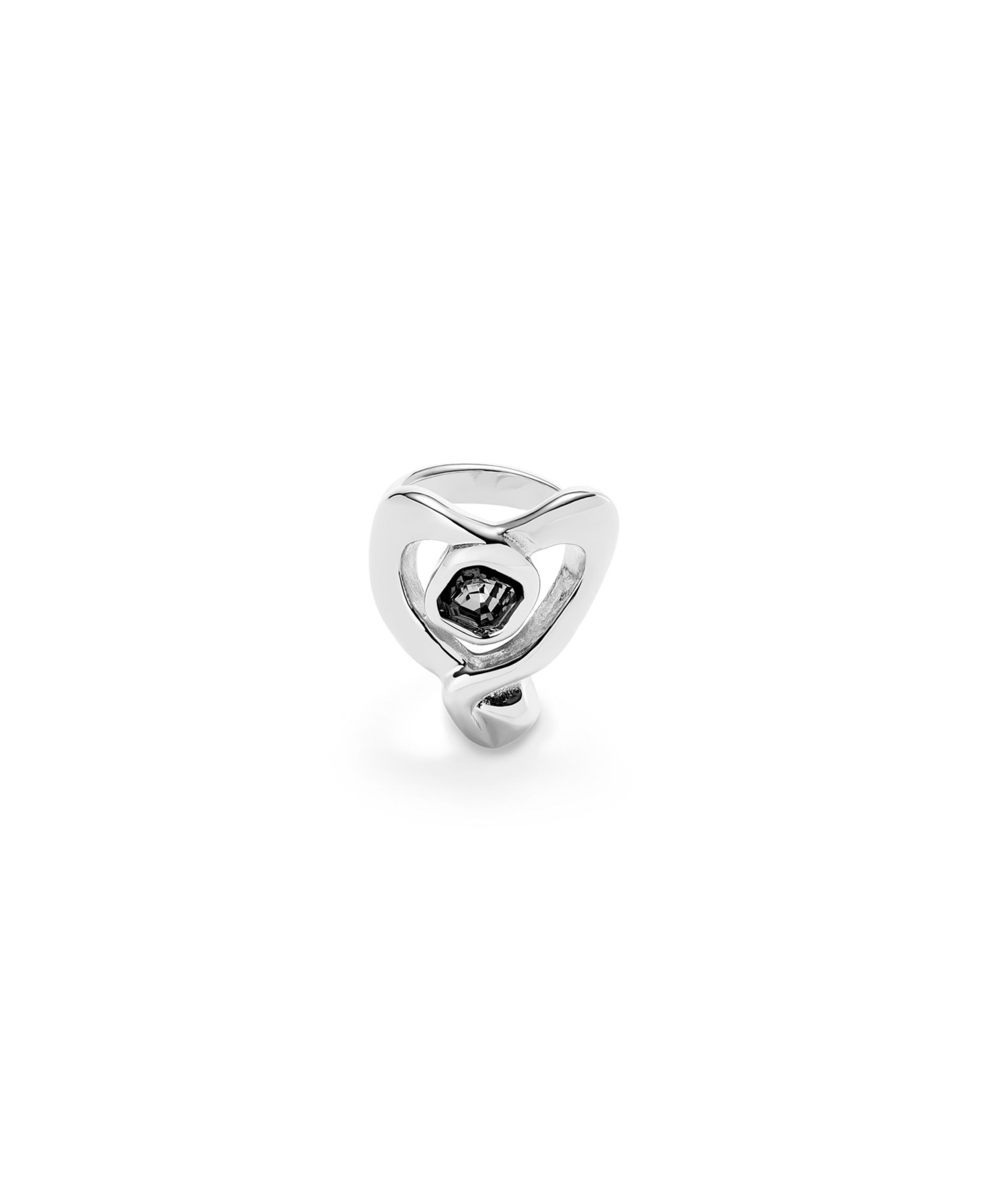 UNOde50 Hearth and Black Glass Ring