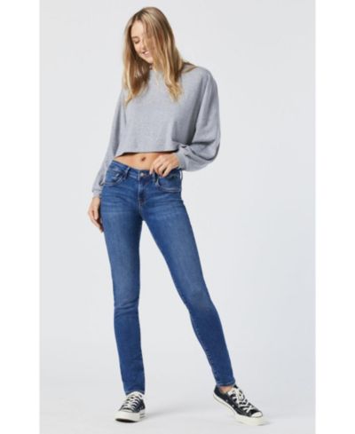 Mavi Jeans Women's Alexa Mid Rise Skinny in Mid Supersoft Denim