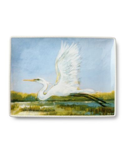 Certified International прямоугольное блюдо Coastal Birds