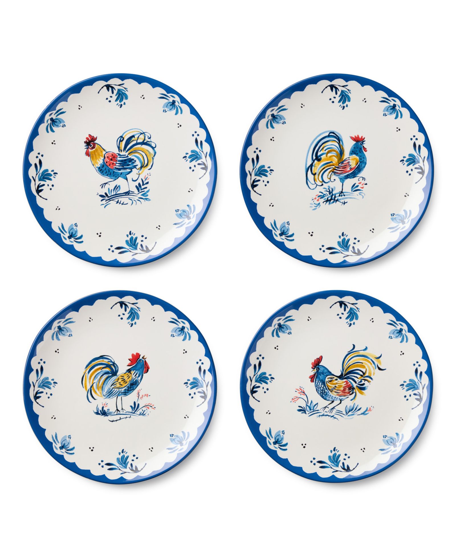 Набор обеденных тарелок Certified International French Rooster