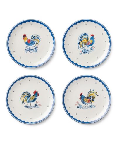 Набор из 4 тарелок для салата French Rooster от Certified International