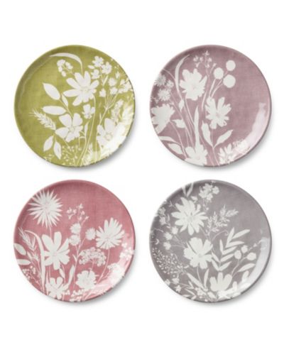 Certified International Wildflowers Dinner Plates, Set of 4