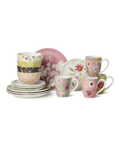 Certified International Wildflowers 16-Pc. Dinnerware Set, Service for 4
