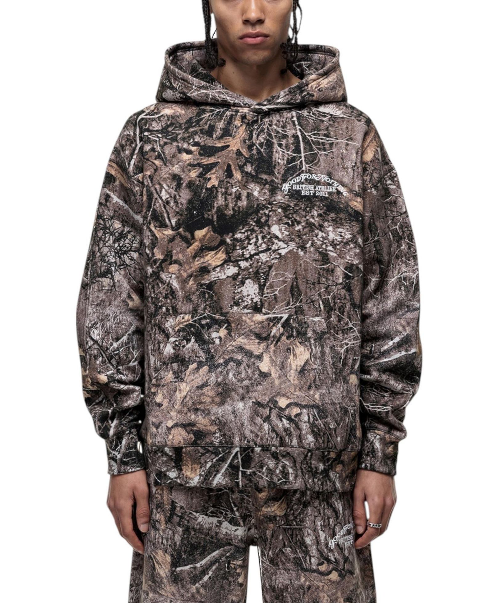 Good For Nothing мужское худи с принтом Woodland Camo