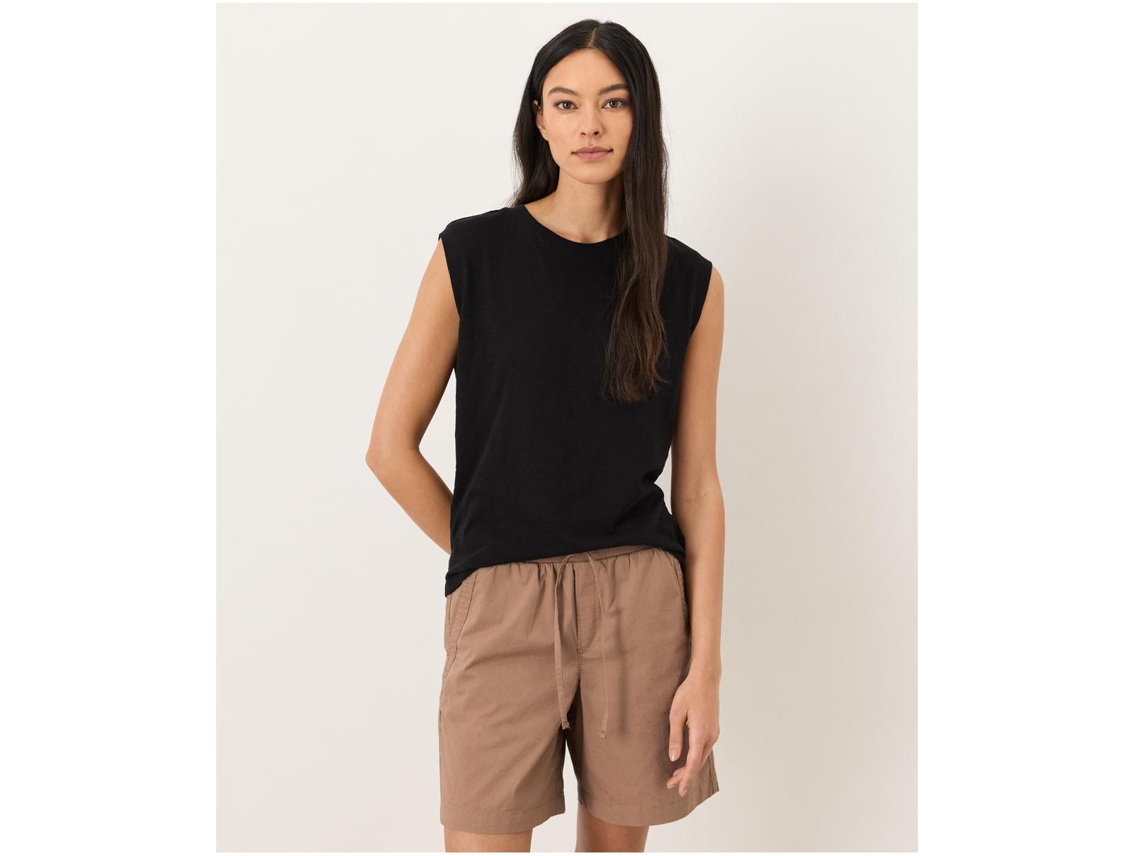 Pact Women's Cotton Featherweight Slub Relaxed Muscle Tee