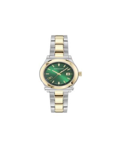 Женские двухцветные наручные часы Ferragamo из нержавеющей стали, 33mm