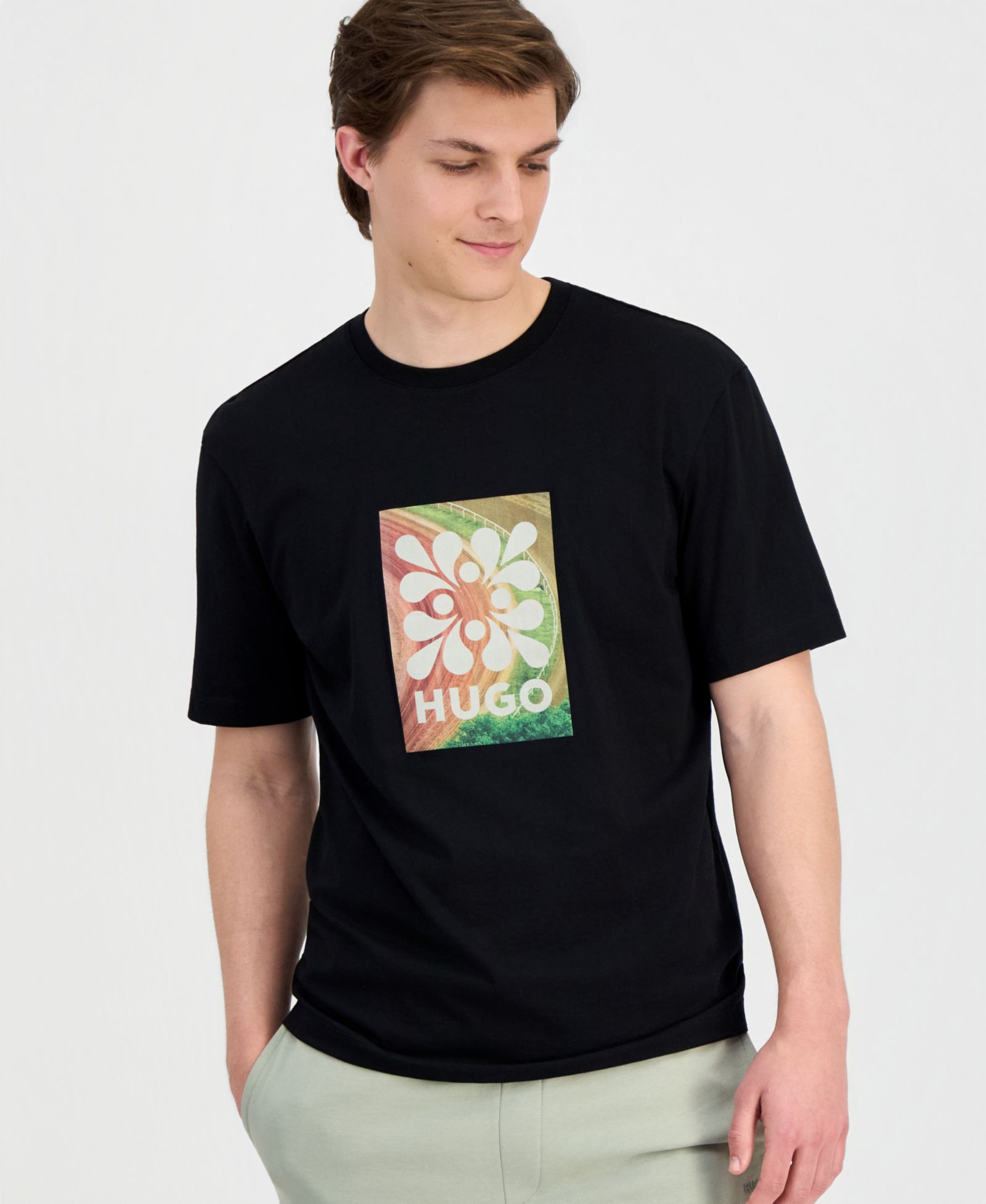 HUGO by Hugo Boss Men's HUGO Resort Logo T-Shirt